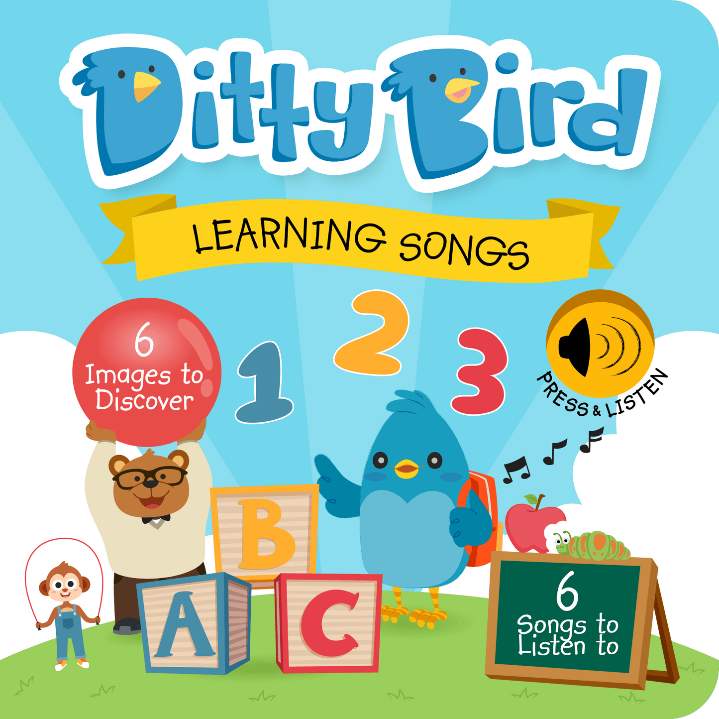 Ditty Bird Learning Songs Musical Book Ditty Bird Learning Songs Musical Book 