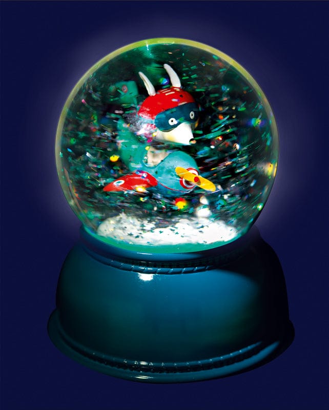 Djeco Aeroplane Snow Globe Night Light Djeco Aeroplane Snow Globe Night Light 