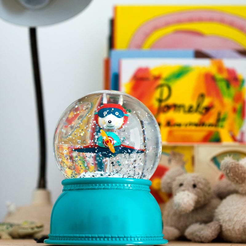 Djeco Aeroplane Snow Globe Night Light Djeco Aeroplane Snow Globe Night Light 