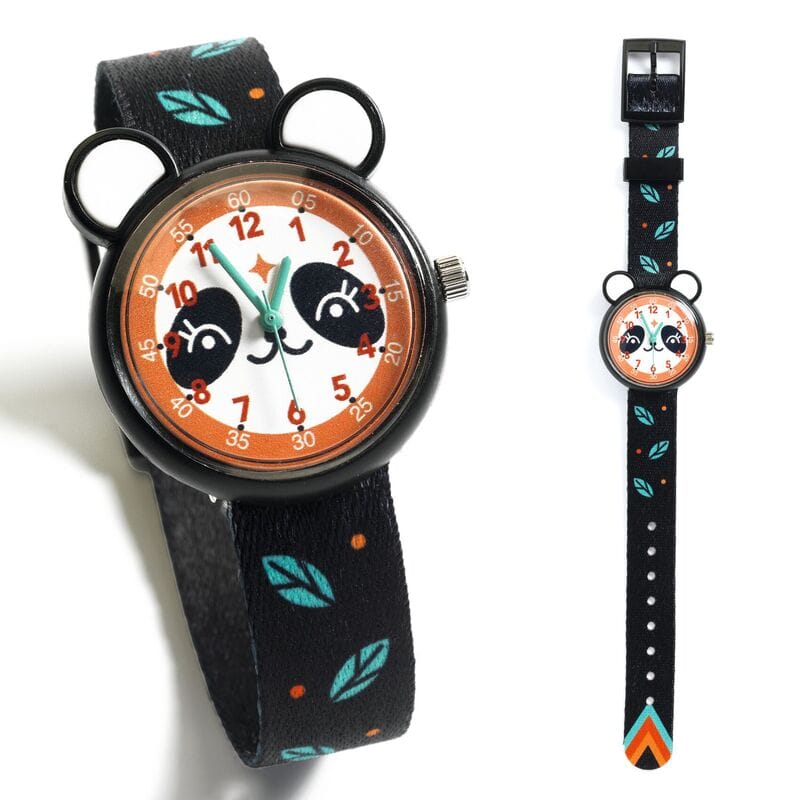 Djeco Kids Wrist Watch Panda Watch DJ0428