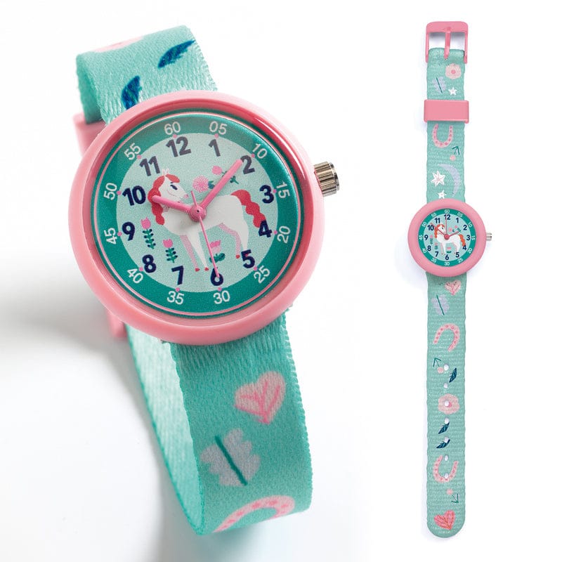Djeco Kids Wrist Watch Horse Watch DJ0420