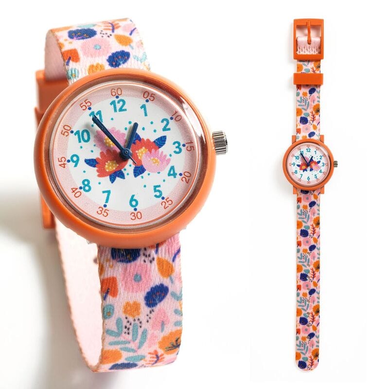 Djeco Kids Wrist Watch Flowers Watch DJ0430