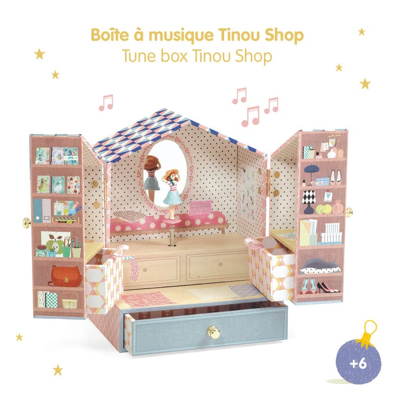 Djeco Tinou Shop Music Box Djeco Tinou Shop Music Box 