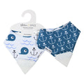 Glitter & Spice Double Sided Organic Chew Bib - Nautical Adventures Glitter & Spice Double Sided Organic Chew Bib - Nautical Adventures 