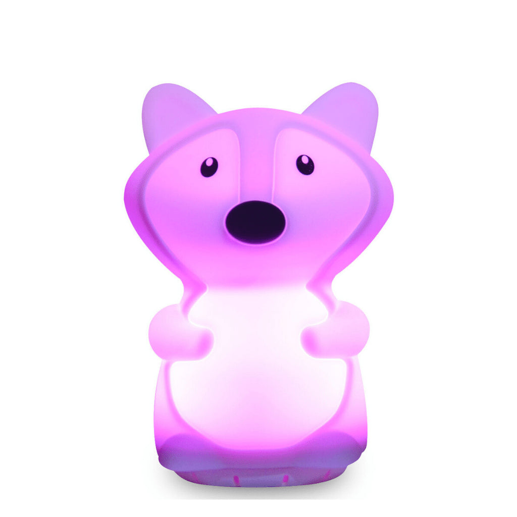 Duski LED Fox Silicone Rechargeable Night Light Bluetooth Speaker Duski LED Fox Silicone Rechargeable Night Light Bluetooth Speaker 