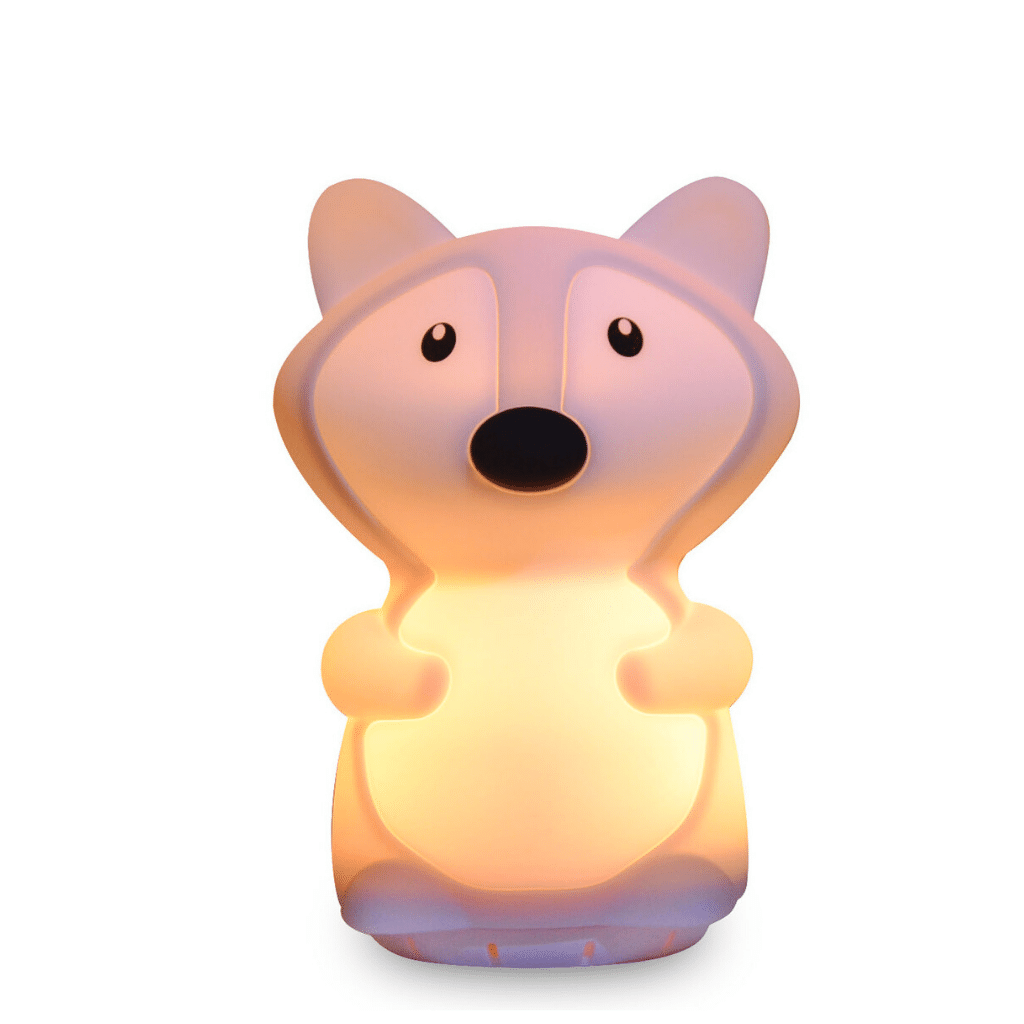 Duski LED Fox Silicone Rechargeable Night Light Bluetooth Speaker Duski LED Fox Silicone Rechargeable Night Light Bluetooth Speaker 