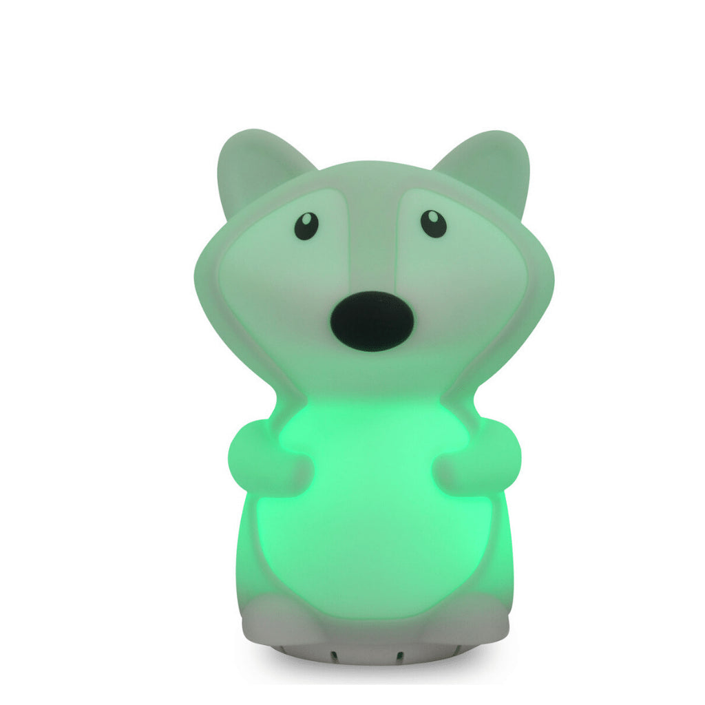 Duski LED Fox Silicone Rechargeable Night Light Bluetooth Speaker Duski LED Fox Silicone Rechargeable Night Light Bluetooth Speaker 