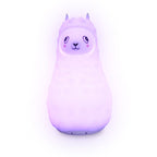 Duski LED Llama Silicone Rechargeable Night Light Bluetooth Speaker Duski LED Llama Silicone Rechargeable Night Light Bluetooth Speaker 