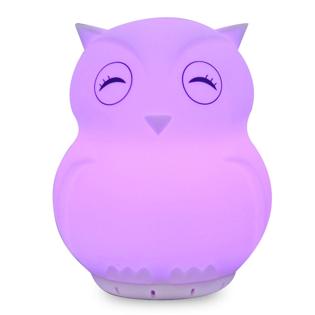 Duski LED Owl Silicone Rechargeable Night Light Bluetooth Speaker Duski LED Owl Silicone Rechargeable Night Light Bluetooth Speaker 