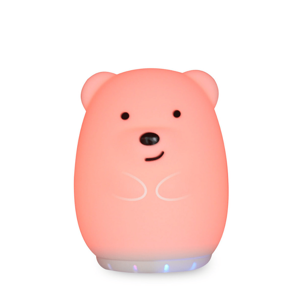 Duski LED Bear Silicone Rechargeable Night Light Bluetooth Speaker Duski LED Bear Silicone Rechargeable Night Light Bluetooth Speaker 