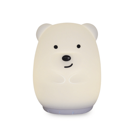 Duski LED Bear Silicone Rechargeable Night Light Bluetooth Speaker Duski LED Bear Silicone Rechargeable Night Light Bluetooth Speaker 