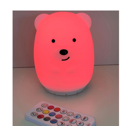 Duski LED Bear Silicone Rechargeable Night Light Bluetooth Speaker Duski LED Bear Silicone Rechargeable Night Light Bluetooth Speaker 