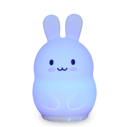 Duski LED Bunny Silicone Rechargeable Night Light Bluetooth Speaker Duski LED Bunny Silicone Rechargeable Night Light Bluetooth Speaker 