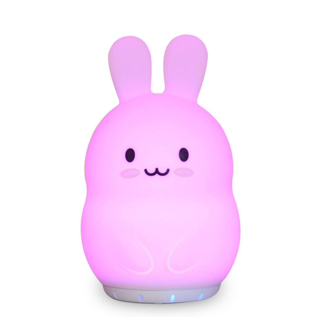 Duski LED Bunny Silicone Rechargeable Night Light Bluetooth Speaker Duski LED Bunny Silicone Rechargeable Night Light Bluetooth Speaker 