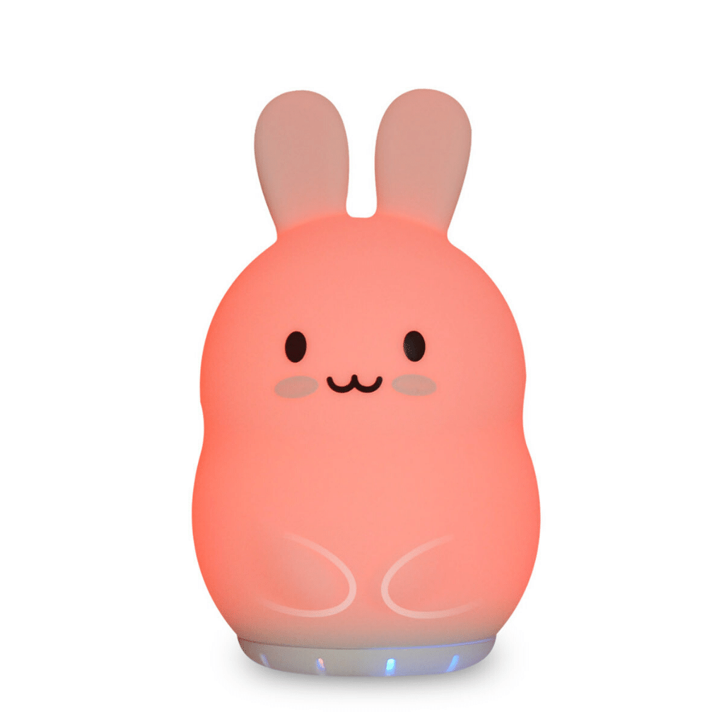 Duski LED Bunny Silicone Rechargeable Night Light Bluetooth Speaker Duski LED Bunny Silicone Rechargeable Night Light Bluetooth Speaker 