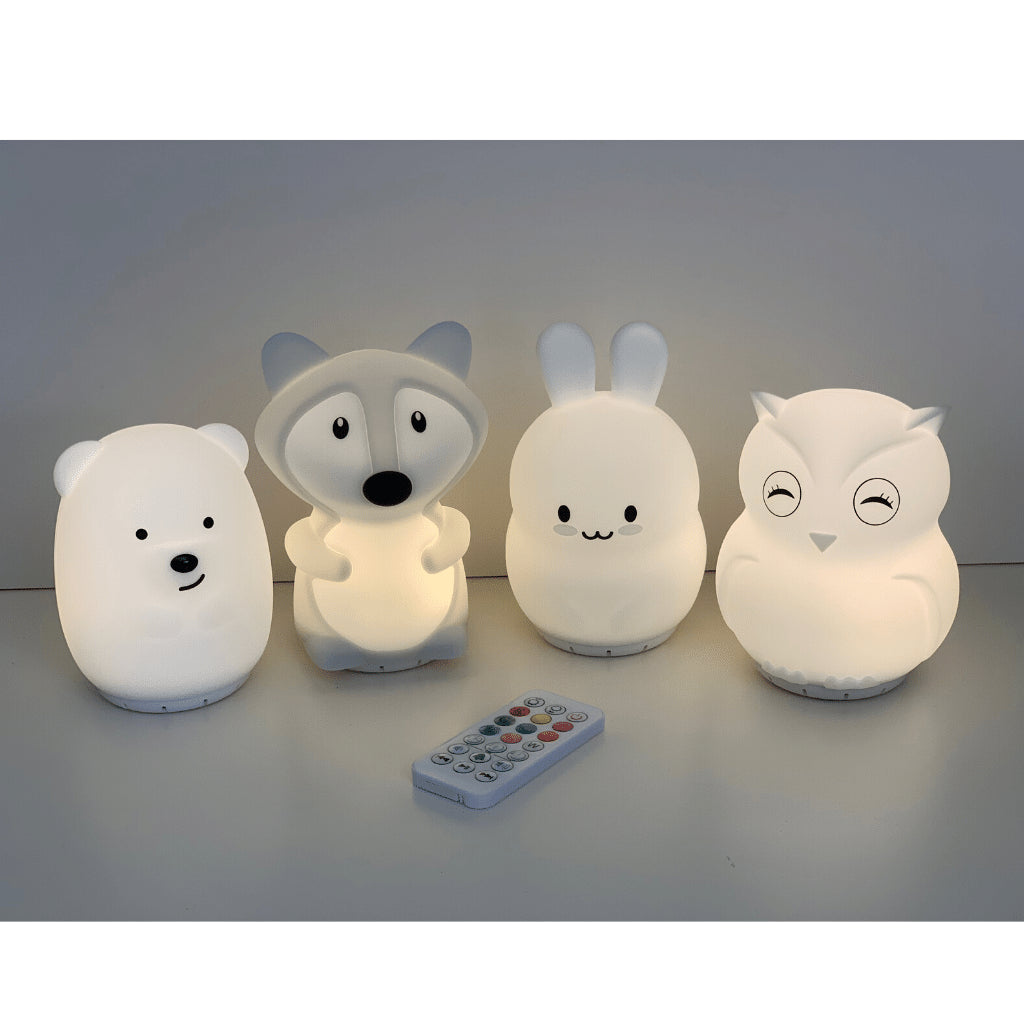 Duski LED Bunny Silicone Rechargeable Night Light Bluetooth Speaker Duski LED Bunny Silicone Rechargeable Night Light Bluetooth Speaker 