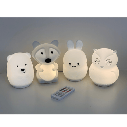 Duski LED Bunny Silicone Rechargeable Night Light Bluetooth Speaker Duski LED Bunny Silicone Rechargeable Night Light Bluetooth Speaker 