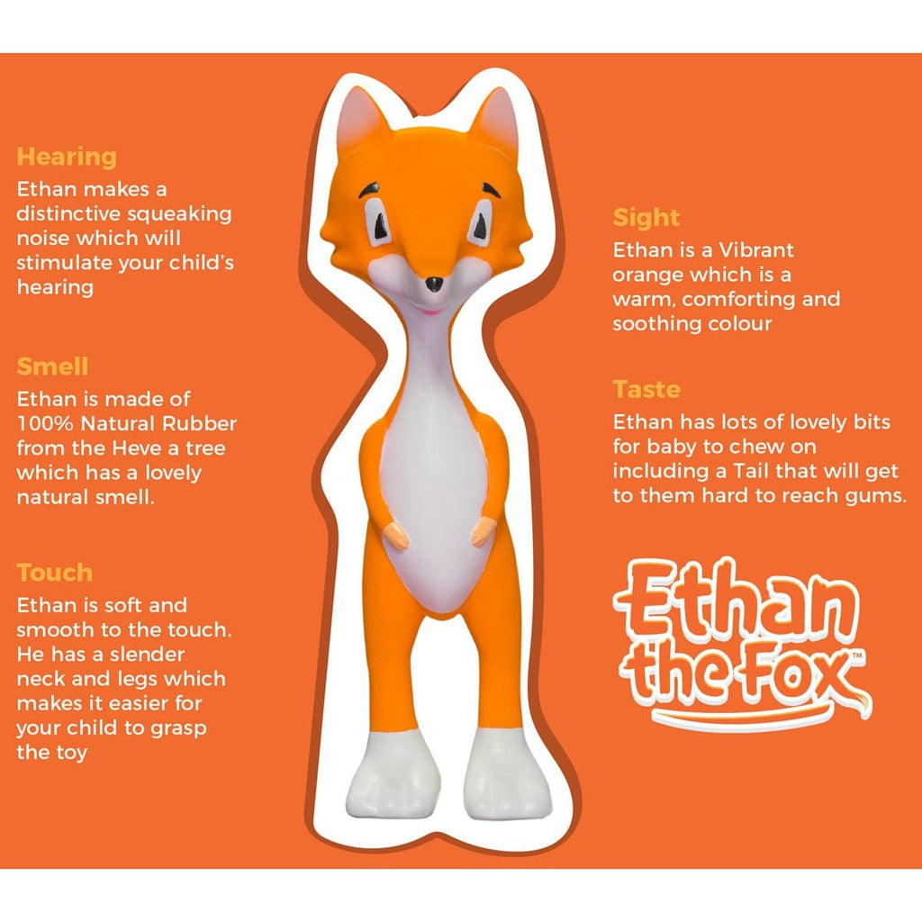 Ethan The Fox Teething Toy Ethan The Fox Teething Toy 