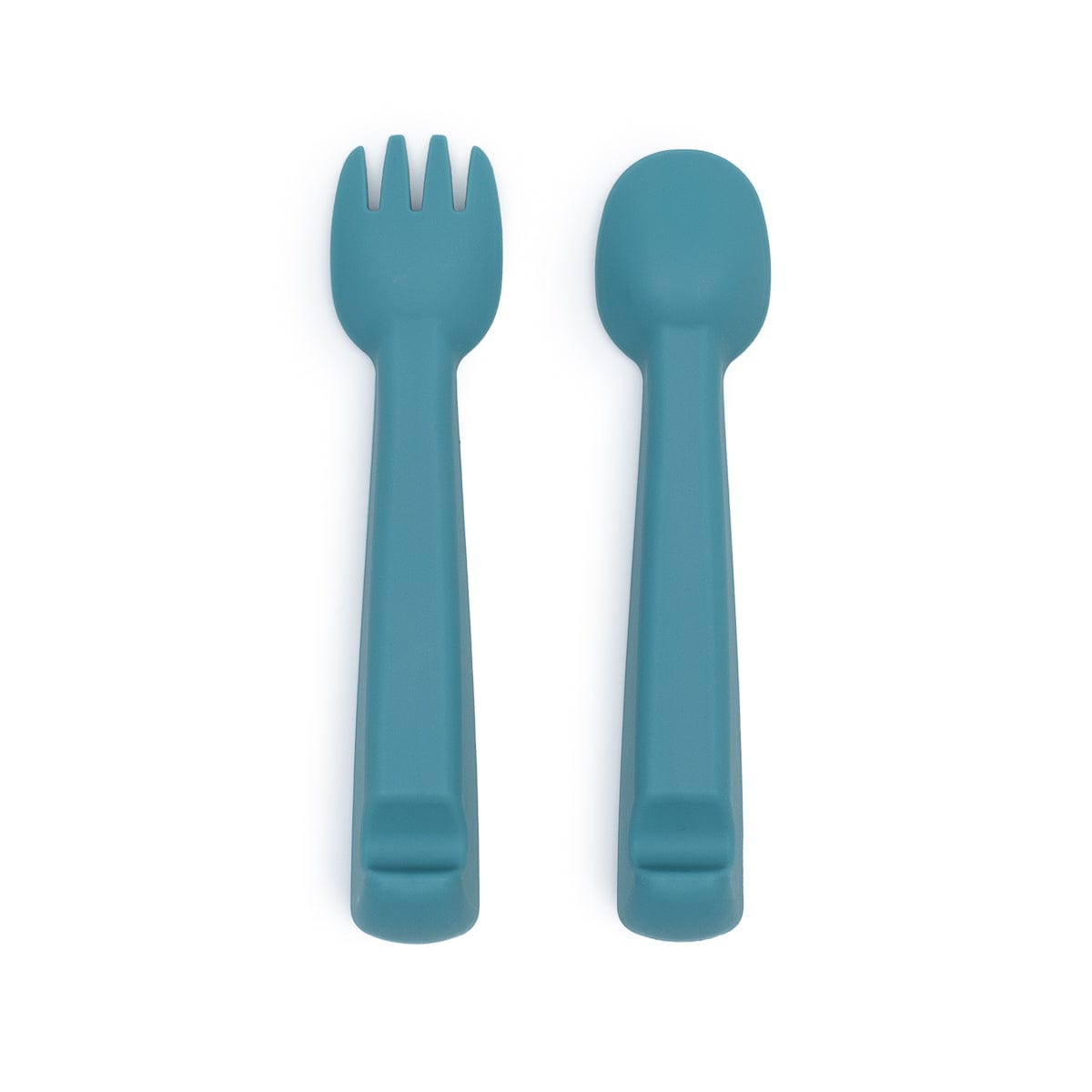 We Might Be Tiny Silicone Feedie Fork & Spoon Set We Might Be Tiny Silicone Feedie Fork & Spoon Set 
