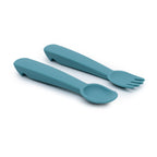 We Might Be Tiny Silicone Feedie Fork & Spoon Set We Might Be Tiny Silicone Feedie Fork & Spoon Set 