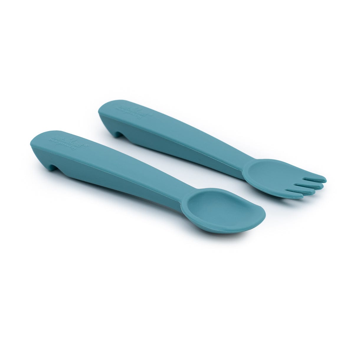 We Might Be Tiny Silicone Feedie Fork & Spoon Set We Might Be Tiny Silicone Feedie Fork & Spoon Set 
