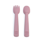 We Might Be Tiny Silicone Feedie Fork & Spoon Set We Might Be Tiny Silicone Feedie Fork & Spoon Set 