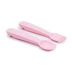 We Might Be Tiny Silicone Feedie Fork & Spoon Set We Might Be Tiny Silicone Feedie Fork & Spoon Set 