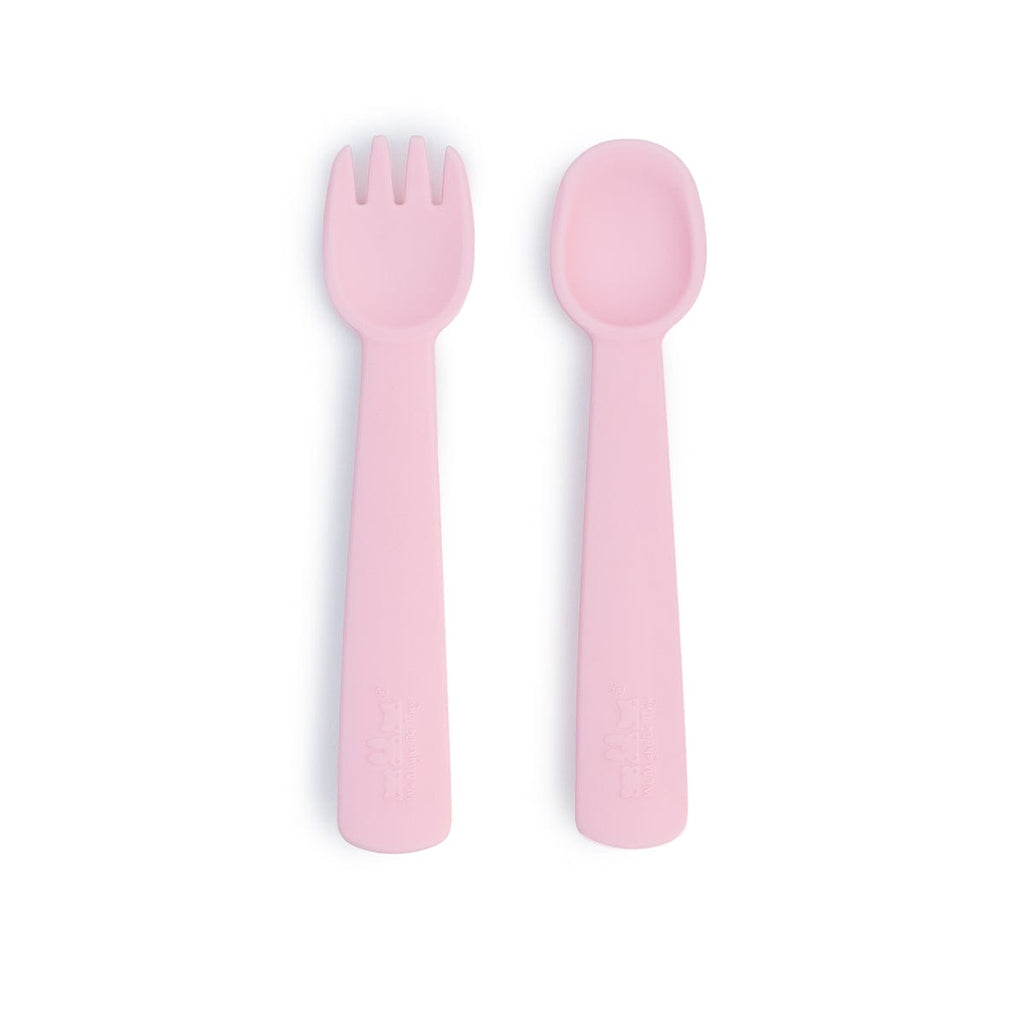 We Might Be Tiny Silicone Feedie Fork & Spoon Set We Might Be Tiny Silicone Feedie Fork & Spoon Set 