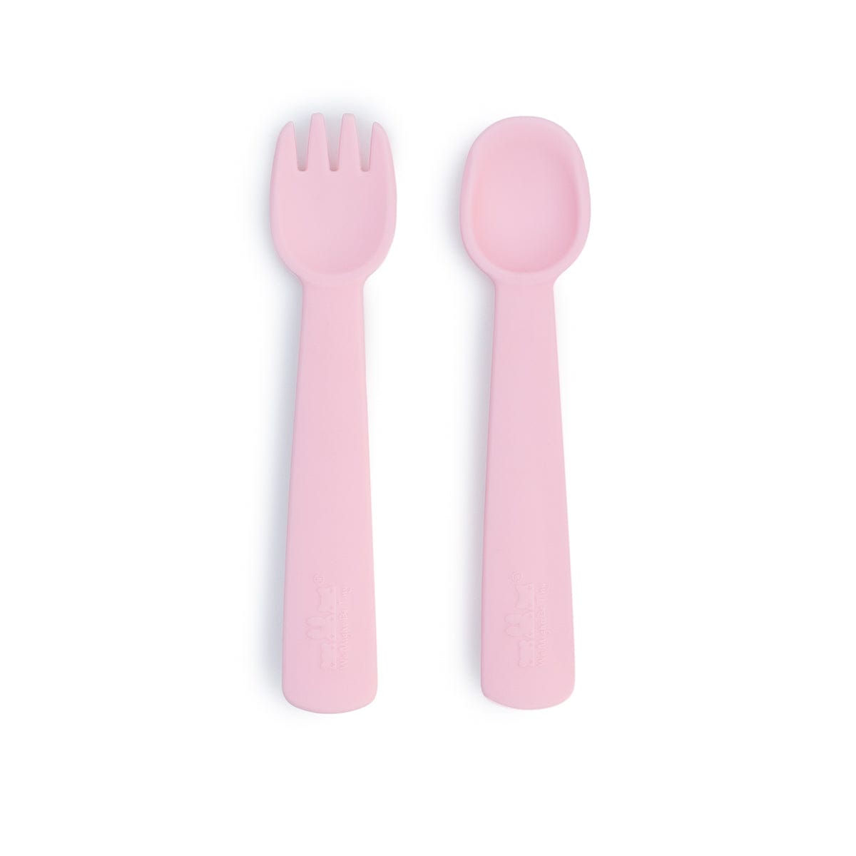 We Might Be Tiny Silicone Feedie Fork & Spoon Set We Might Be Tiny Silicone Feedie Fork & Spoon Set 