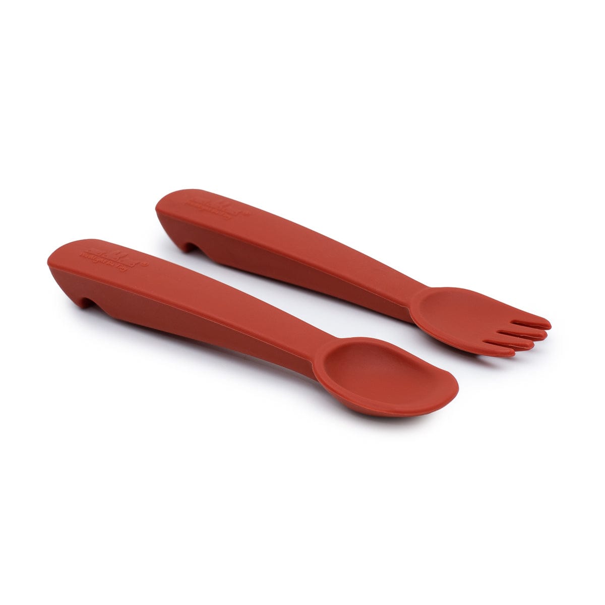 We Might Be Tiny Silicone Feedie Fork & Spoon Set We Might Be Tiny Silicone Feedie Fork & Spoon Set 