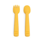 We Might Be Tiny Silicone Feedie Fork & Spoon Set We Might Be Tiny Silicone Feedie Fork & Spoon Set 