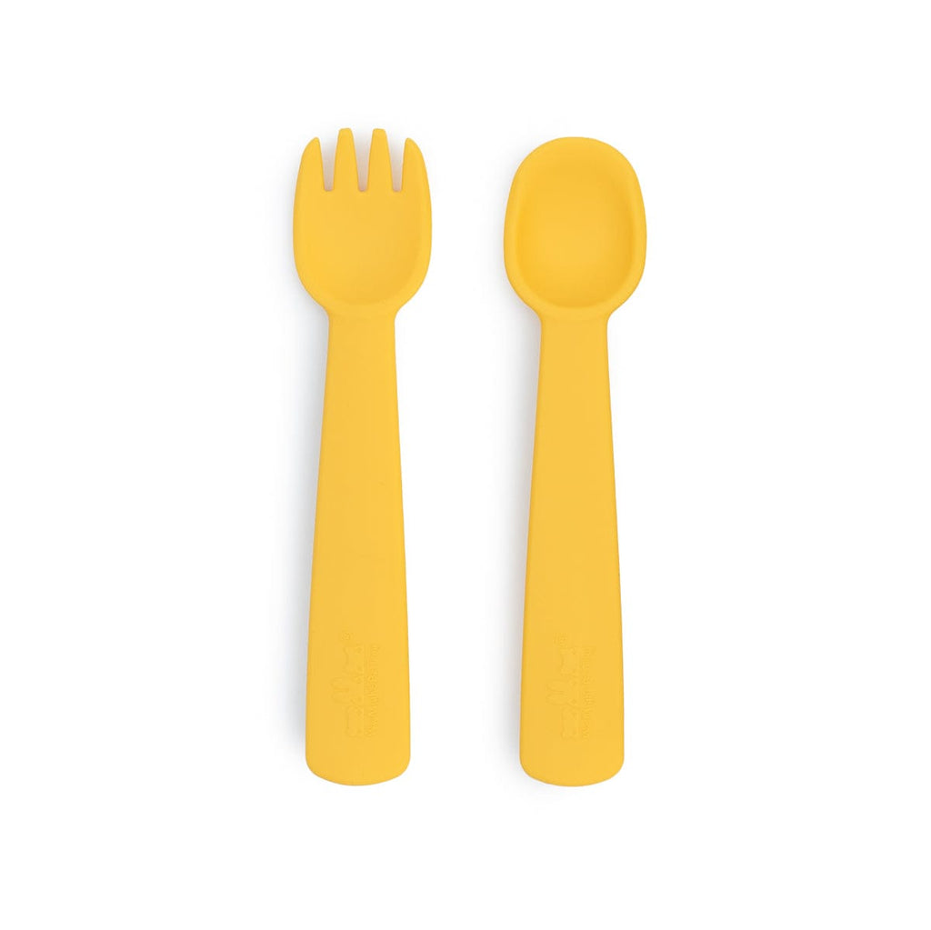 We Might Be Tiny Silicone Feedie Fork & Spoon Set We Might Be Tiny Silicone Feedie Fork & Spoon Set 
