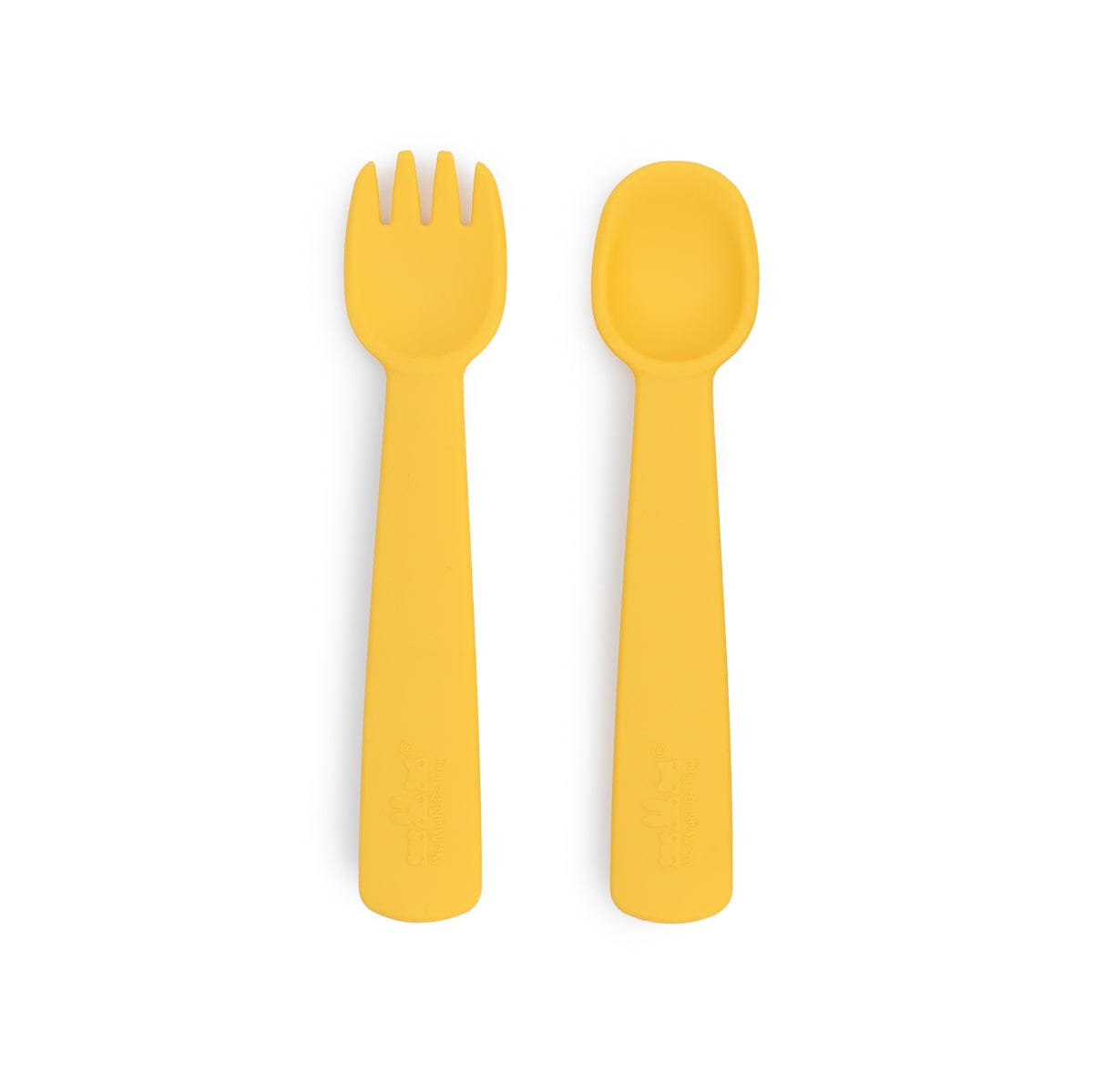 We Might Be Tiny Silicone Feedie Fork & Spoon Set We Might Be Tiny Silicone Feedie Fork & Spoon Set 
