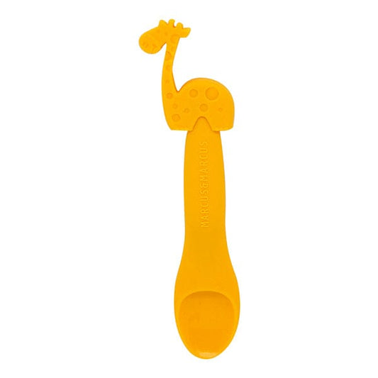 Marcus & Marcus Silicone Animal Baby Feeding Spoon Lola Yellow Giraffe MNMBB03-GF