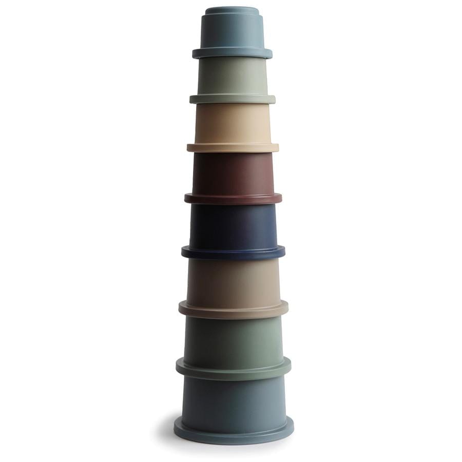 Mushie Stacking Cups Toy - Forest Mushie Stacking Cups Toy - Forest 