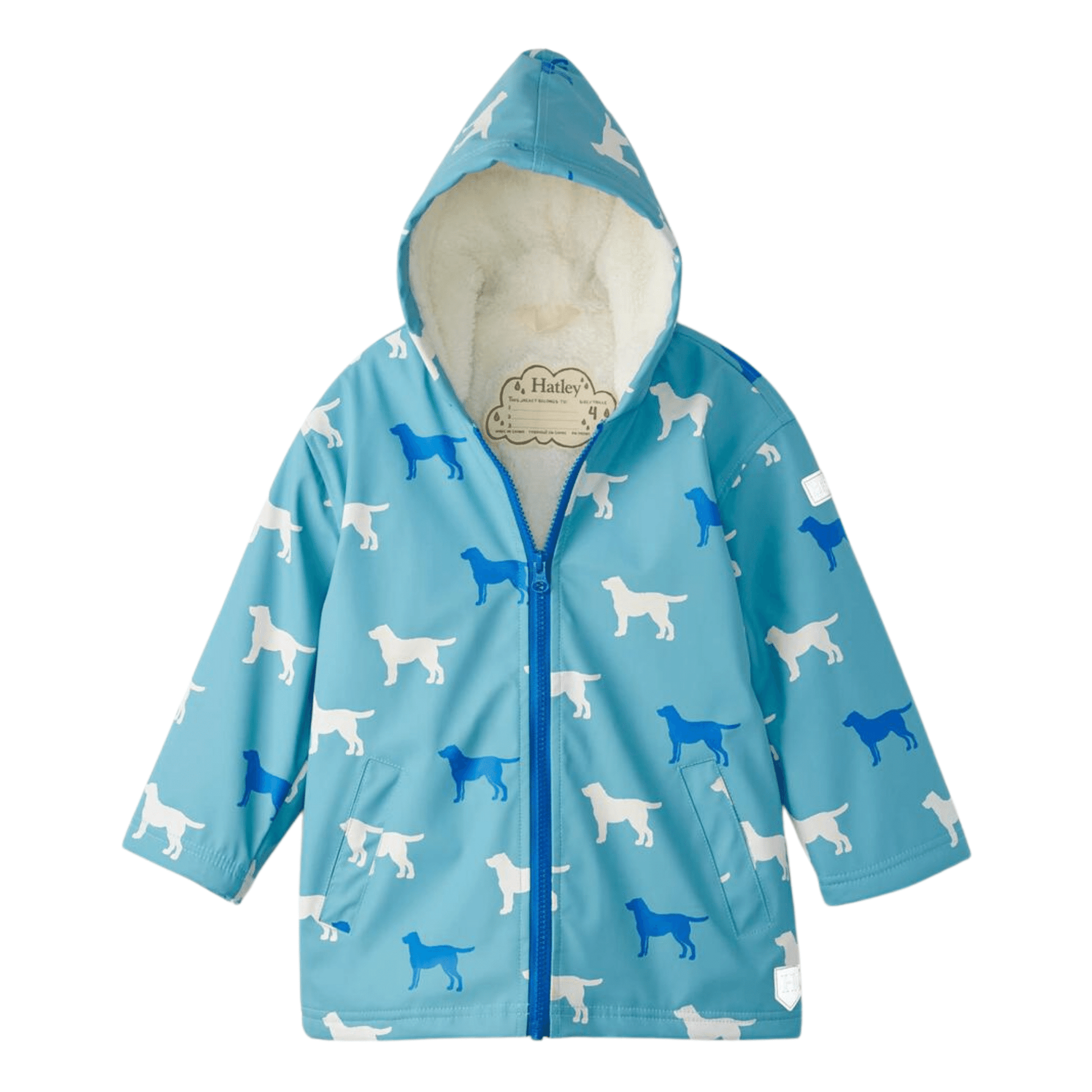 Hatley Friendly Labs Sherpa Lined Colour Changing Splash Jacket Hatley Friendly Labs Sherpa Lined Colour Changing Splash Jacket 