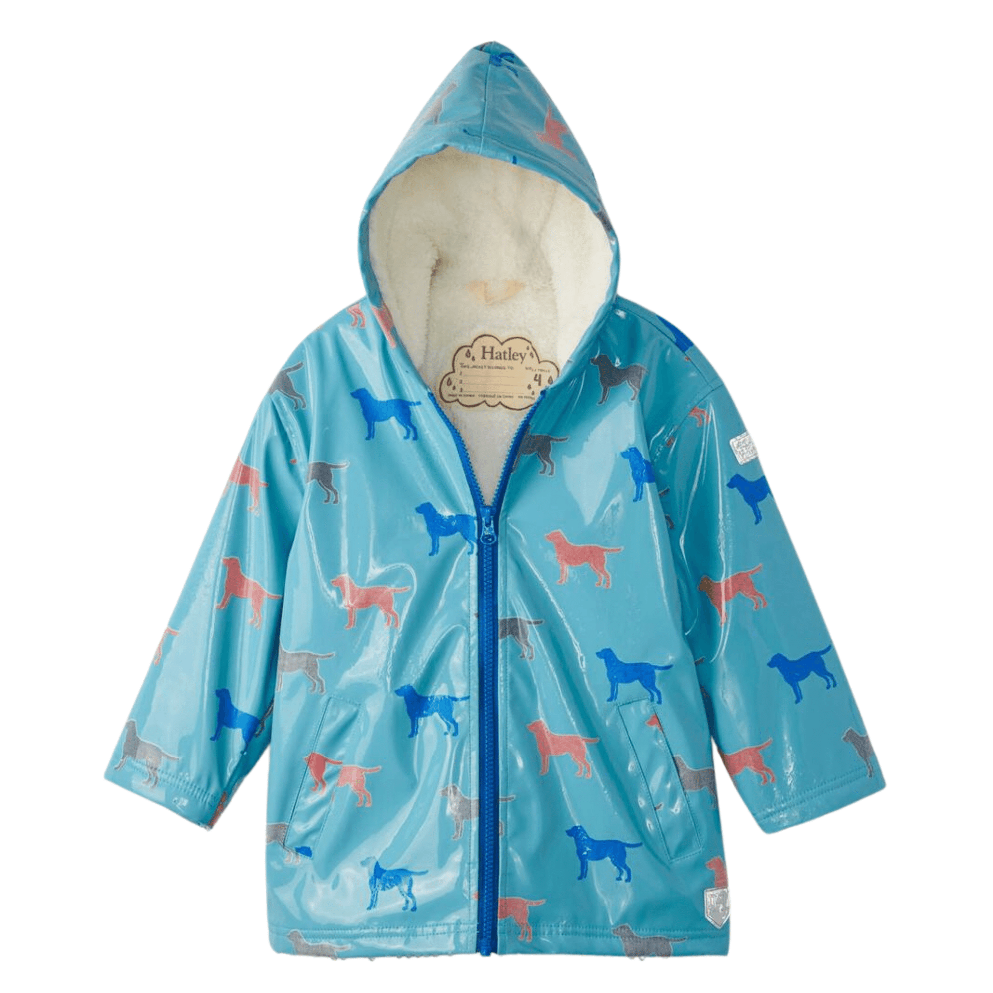 Hatley Friendly Labs Sherpa Lined Colour Changing Splash Jacket Hatley Friendly Labs Sherpa Lined Colour Changing Splash Jacket 