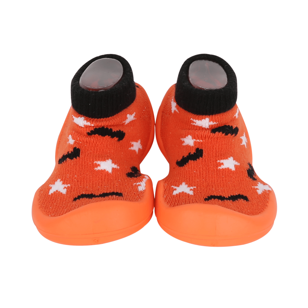 Ggomoosin Orange Star Rubber Sock Shoes Ggomoosin Orange Star Rubber Sock Shoes 