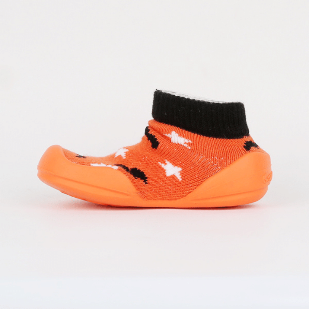 Ggomoosin Orange Star Rubber Sock Shoes Ggomoosin Orange Star Rubber Sock Shoes 