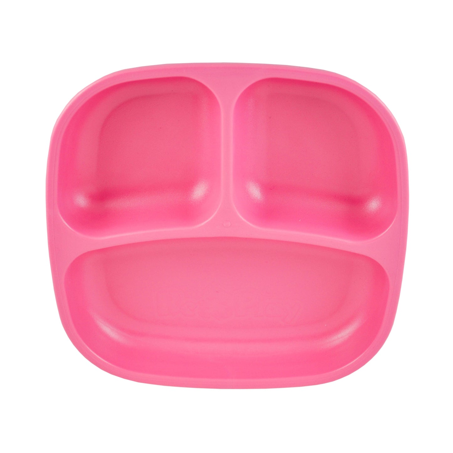 Re-Play Divided Plate Bright Pink RP-SP-PlateDiv-BrightPink