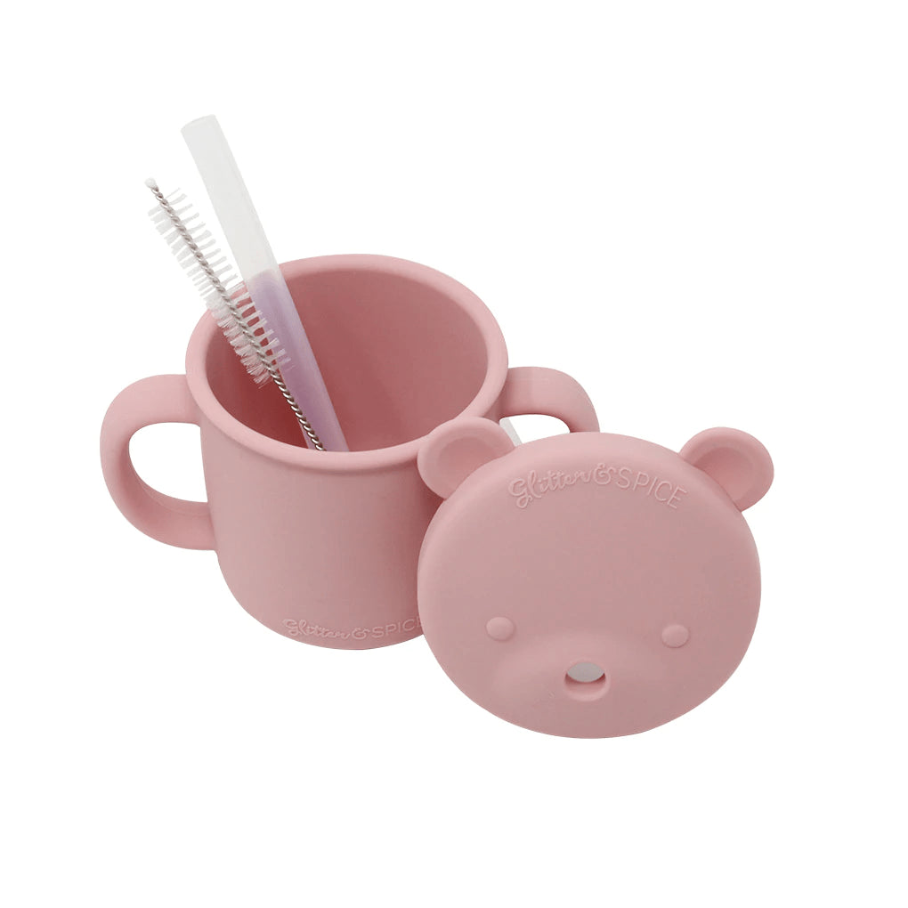 Glitter & Spice Grow with Me Silicone Bear Cup 150ml Glitter & Spice Grow with Me Silicone Bear Cup 150ml 