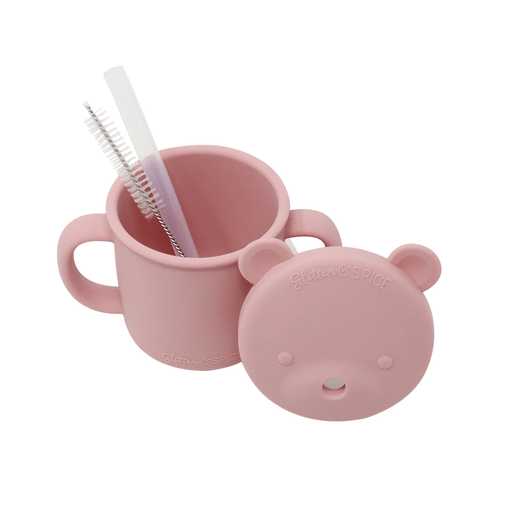 Glitter & Spice Grow with Me Silicone Bear Cup 150ml Glitter & Spice Grow with Me Silicone Bear Cup 150ml 
