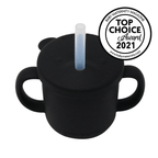 Glitter & Spice Grow with Me Silicone Bear Cup 150ml Black 