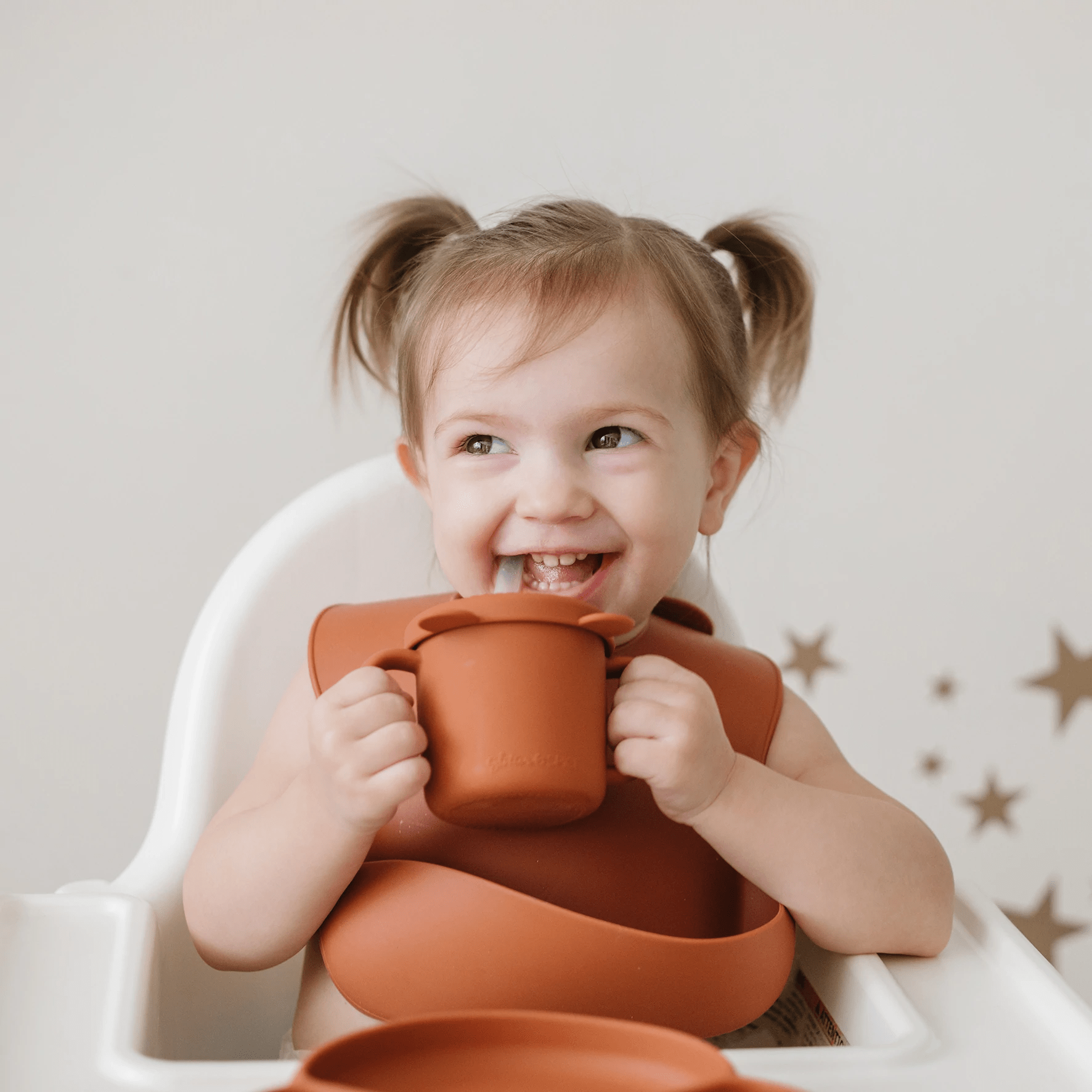 Glitter & Spice Grow with Me Silicone Bear Cup 150ml Glitter & Spice Grow with Me Silicone Bear Cup 150ml 