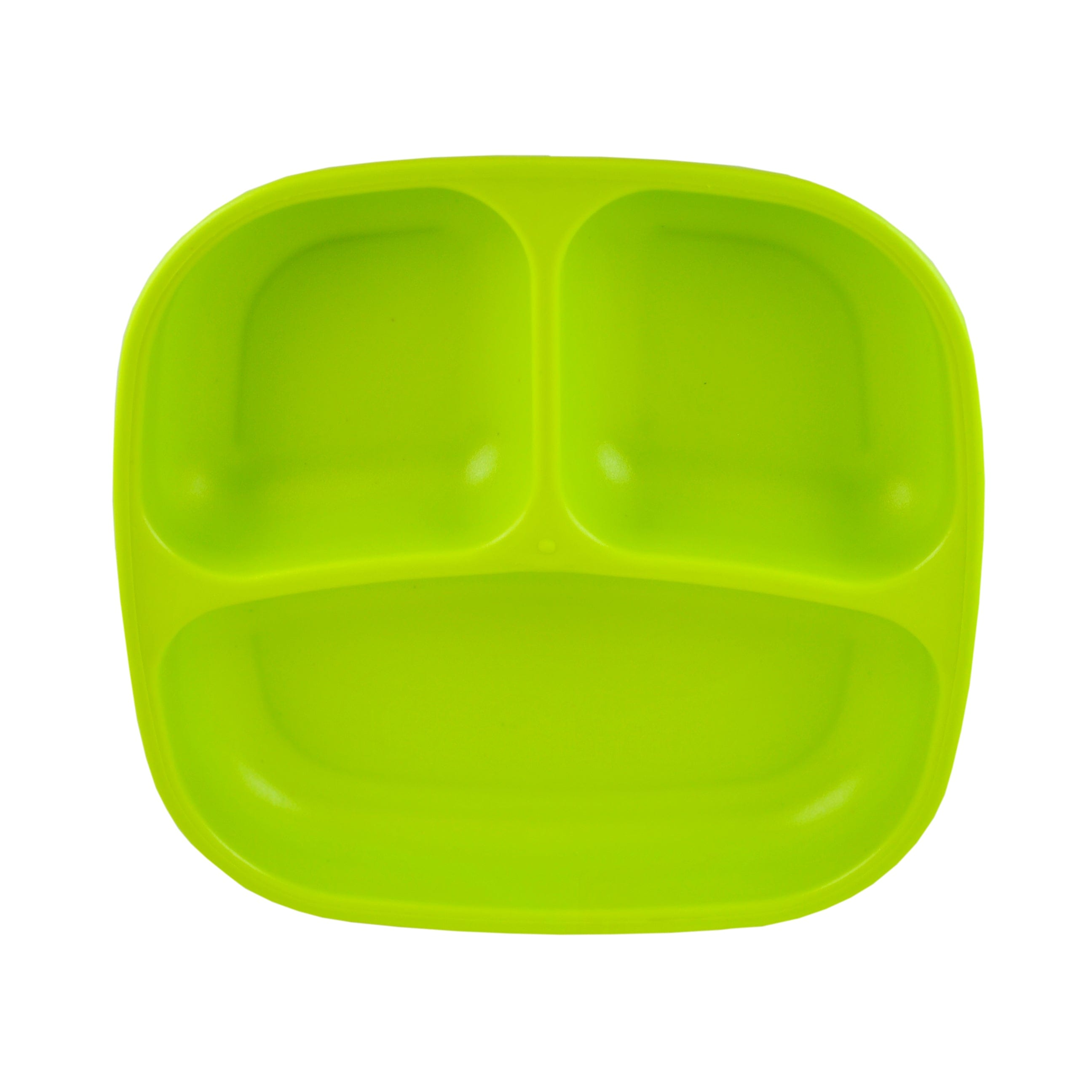 Re-Play Divided Plate Green RP-SP-PlateDiv-Green