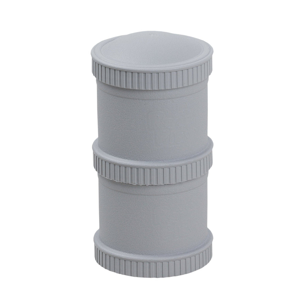 Re-Play Snack Stack (2 Pods & 1 Lid) 200ml Grey RP-SnackStack-2Gry