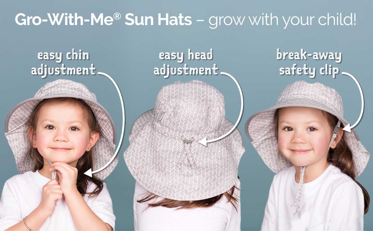 Jan & Jul Kids Gro-With-Me® Cotton Bucket UPF 50+ Sun Hats Jan & Jul Kids Gro-With-Me® Cotton Bucket UPF 50+ Sun Hats 