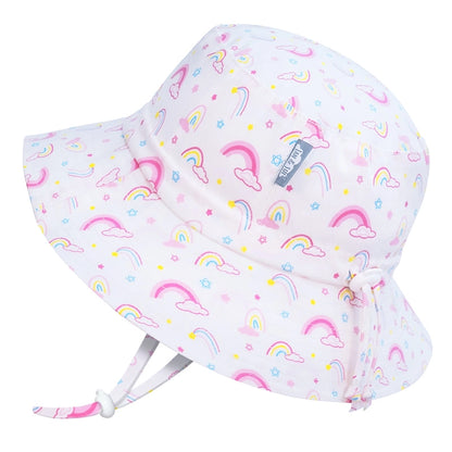 Jan & Jul Kids Gro-With-Me® Cotton Bucket UPF 50+ Sun Hats Rainbow / XL (5-12Y) HCB0-RBW-XL