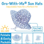 Jan & Jul Kids Gro-With-Me® Cotton Floppy UPF 50+ Sun Hats Jan & Jul Kids Gro-With-Me® Cotton Floppy UPF 50+ Sun Hats 