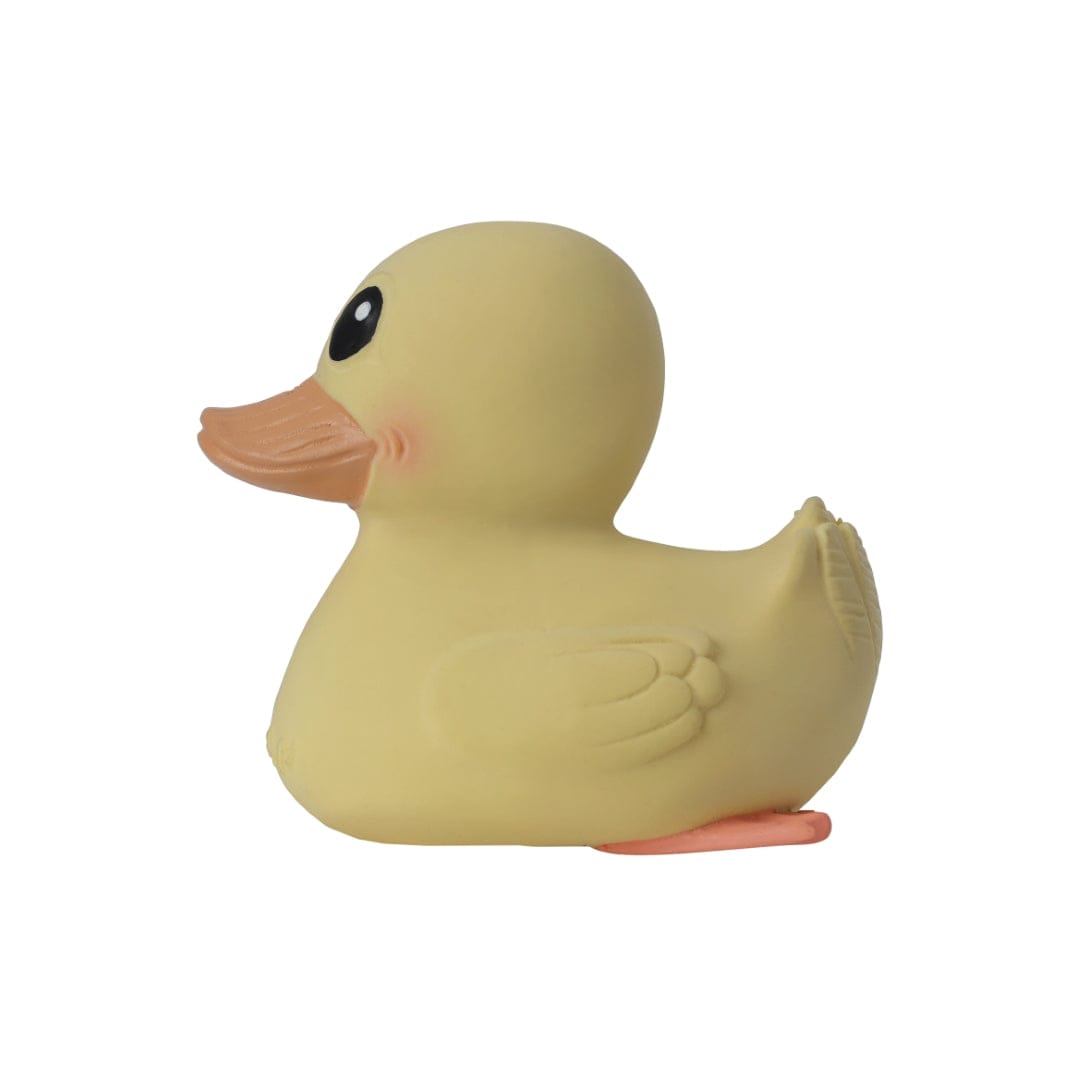 Hevea Kawan Mini Coloured Duck - Natural Rubber Eggnog Yellow HE-KW-Mini-Duck-Yellow